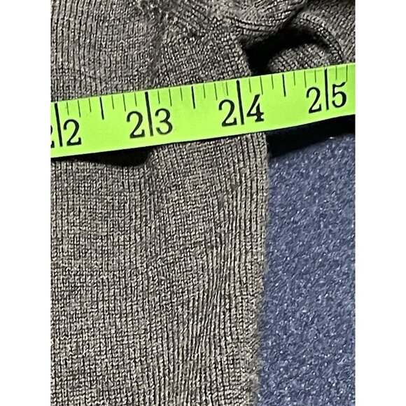 Nordstrom Xl Extra Fine Merino Wool V-Neck Sweater Gray - Picture 9 of 12